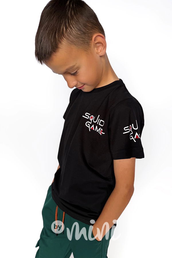 Squid game triko černé
