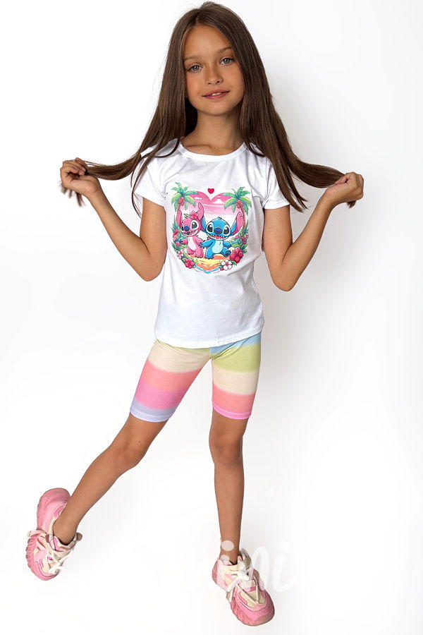 Lilo & Stitch triko Paradise bílé