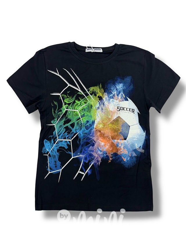 SOCCER triko black/blue
