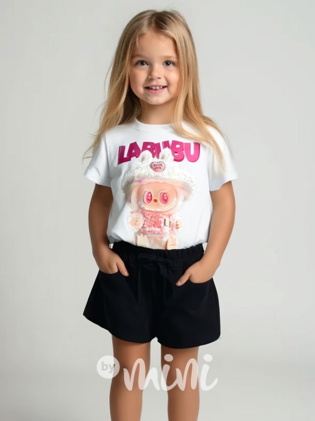 Labubu letní sporty set white/black