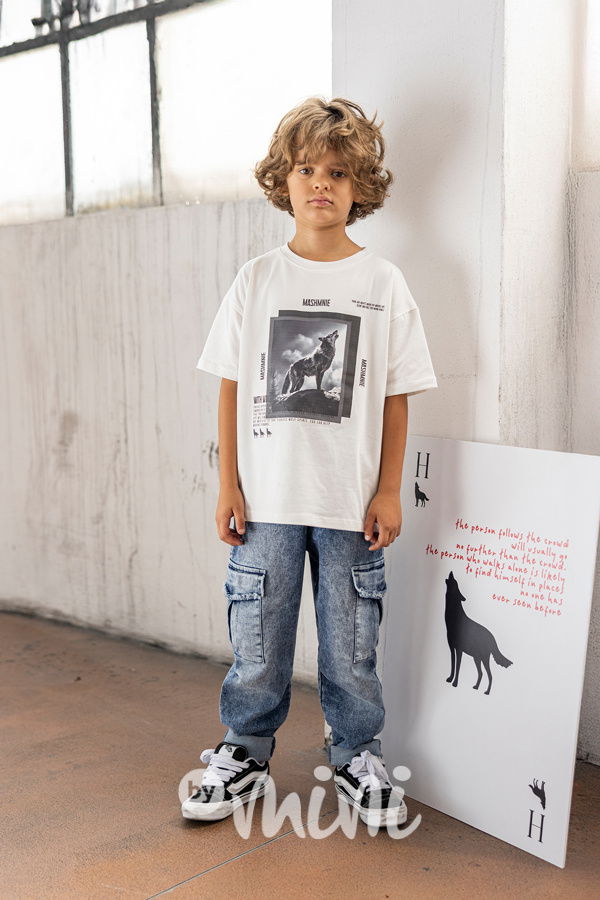 Mash Mnie soft denim barrel kapsáče blue