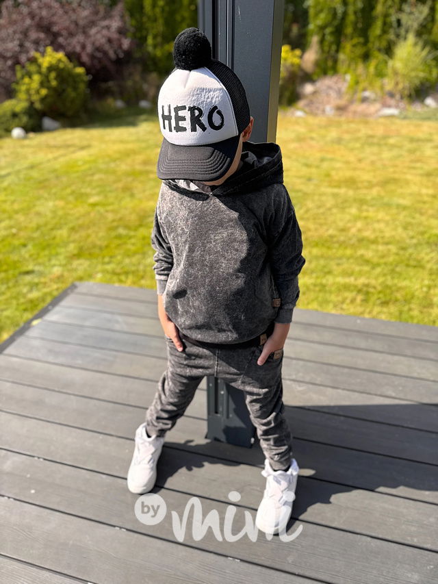 Soft denim jogger dark