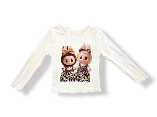 Labubu longsleeve blůzka FRIENDS bílá