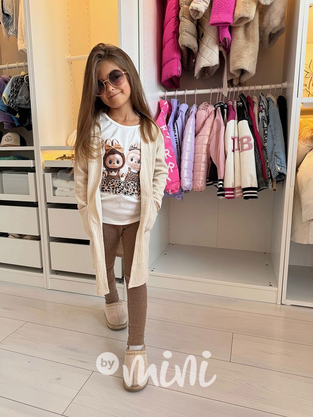 Labubu longsleeve blůzka GIRLS cream