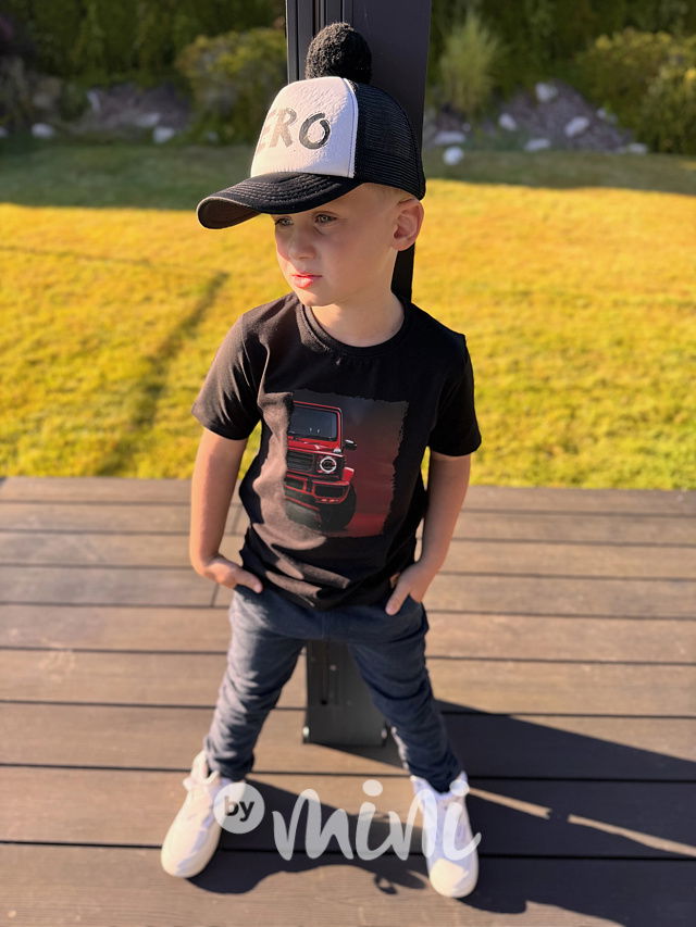 Podzimní kalhoty blue melange