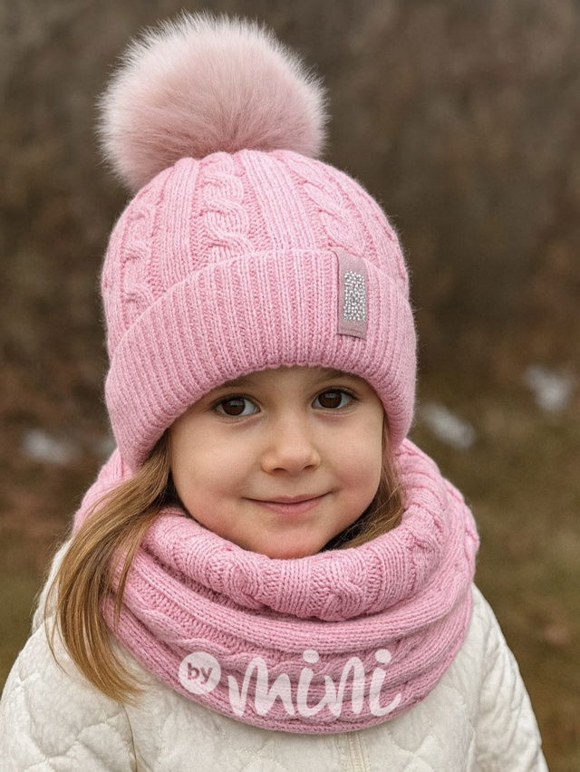 SUPER TERMO kulich + maxi nákrčník PINK