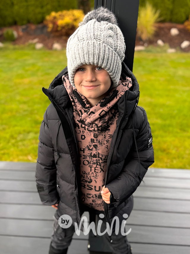 Zimní černá bunda STYLE