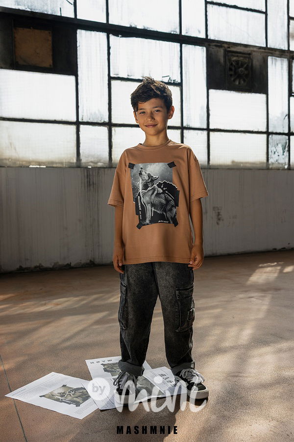 Mash Mnie soft dark denim cargo kapsáče WOLF