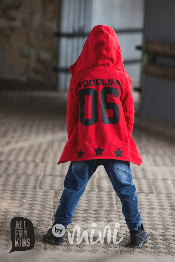 GOODLIFE red dlouhá mikča