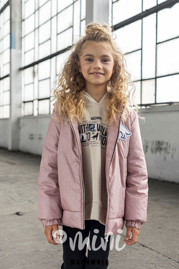 Mash Mnie zimní bunda WOLF pink