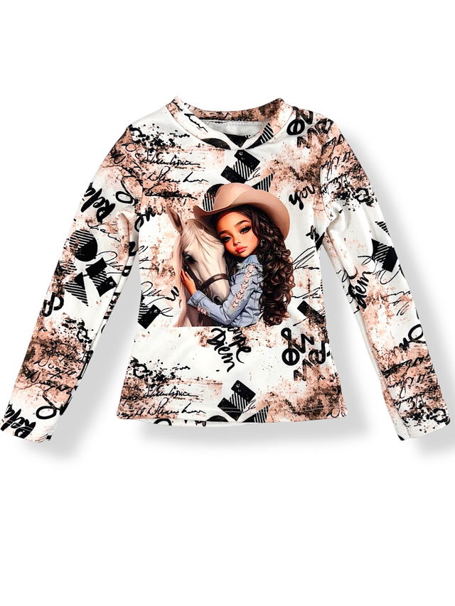 Cowgirl teplá blůzka