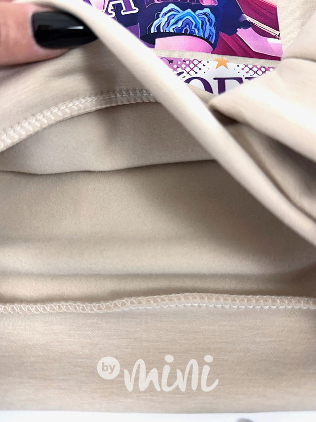 Huntrix zateplená mikina béžová