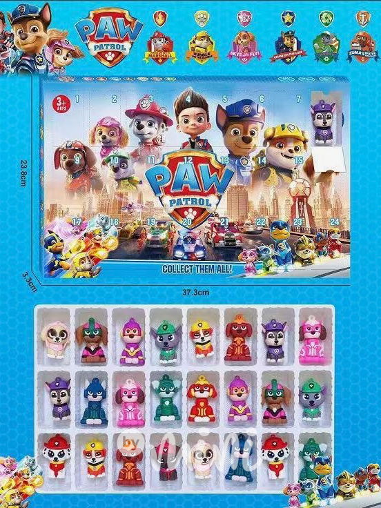 Paw Patrol adventní kalendář figurky