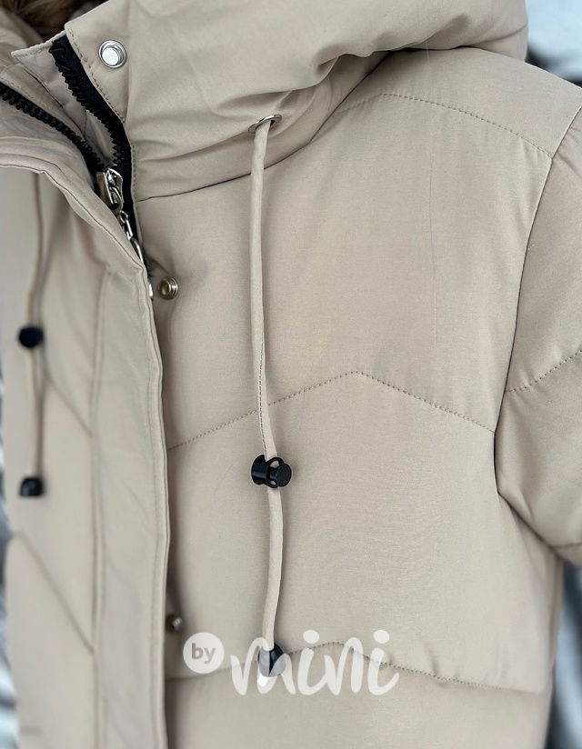 Zimní kabát Lily béžový