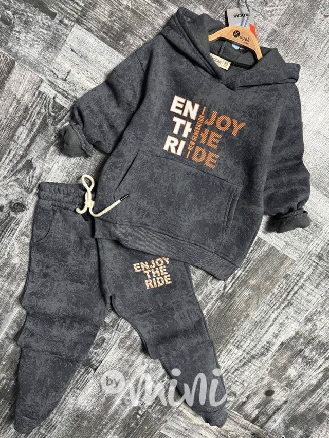 Ride zateplená souprava acid wash dark