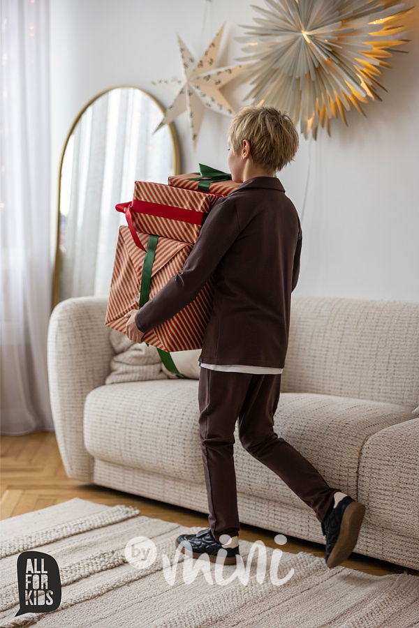 All for kids elegant kalhoty brown