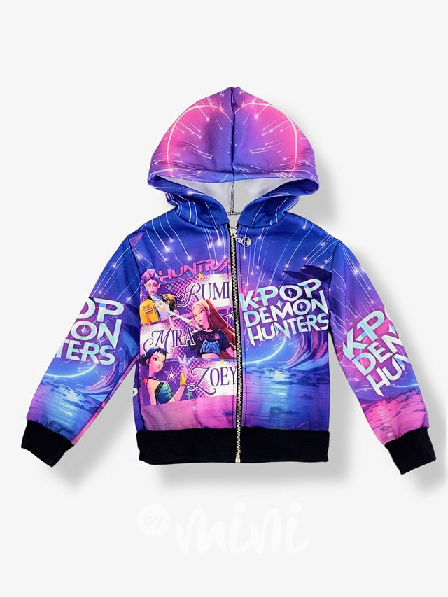 Demon Hunters zateplená mikina na zip