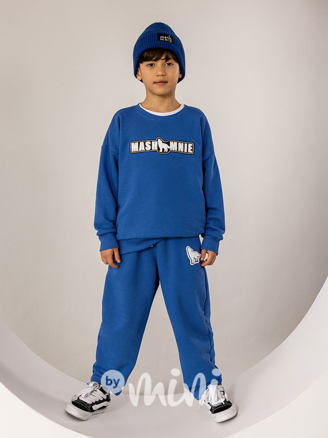 Mash Mnie volné tepláky modré