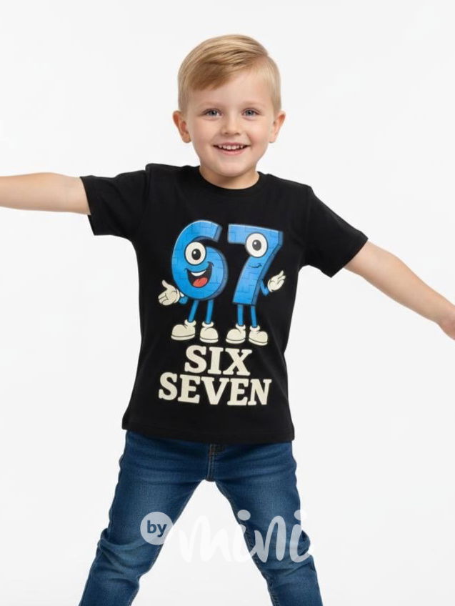 Six Seven triko černé