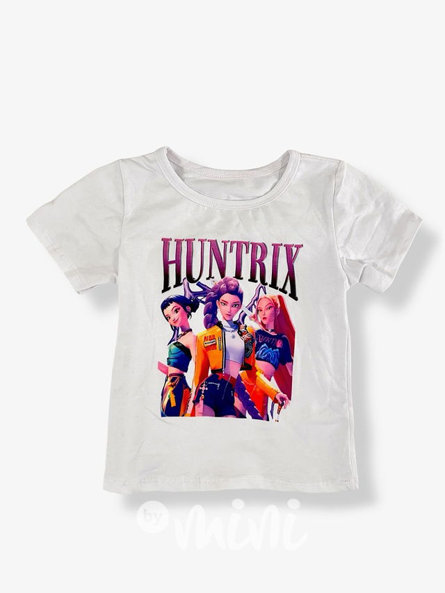 Huntrix triko bílé