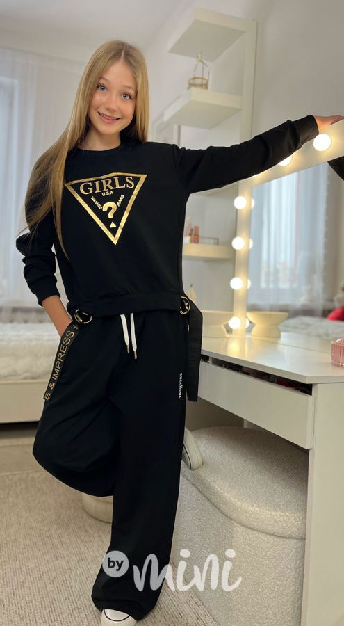 Relax Excellent lounge tepláky černé