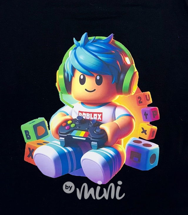 Roblox triko GAME černé