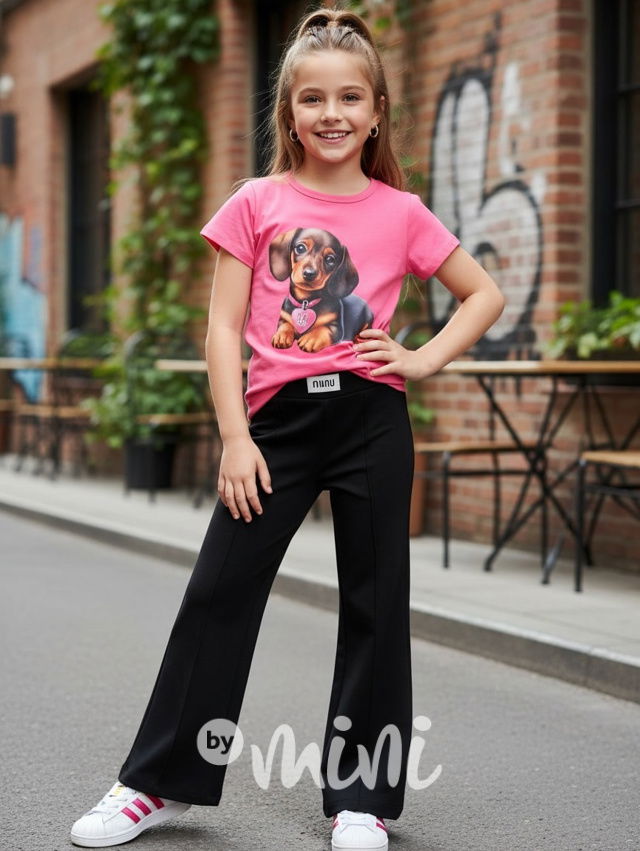 Černé elegant zvonáče