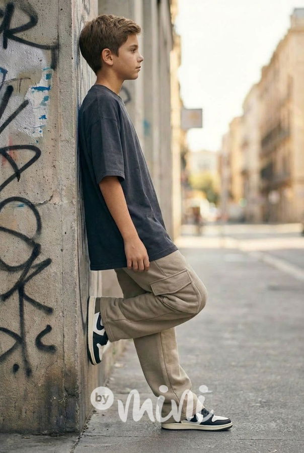 Baggy kapsáče béžové