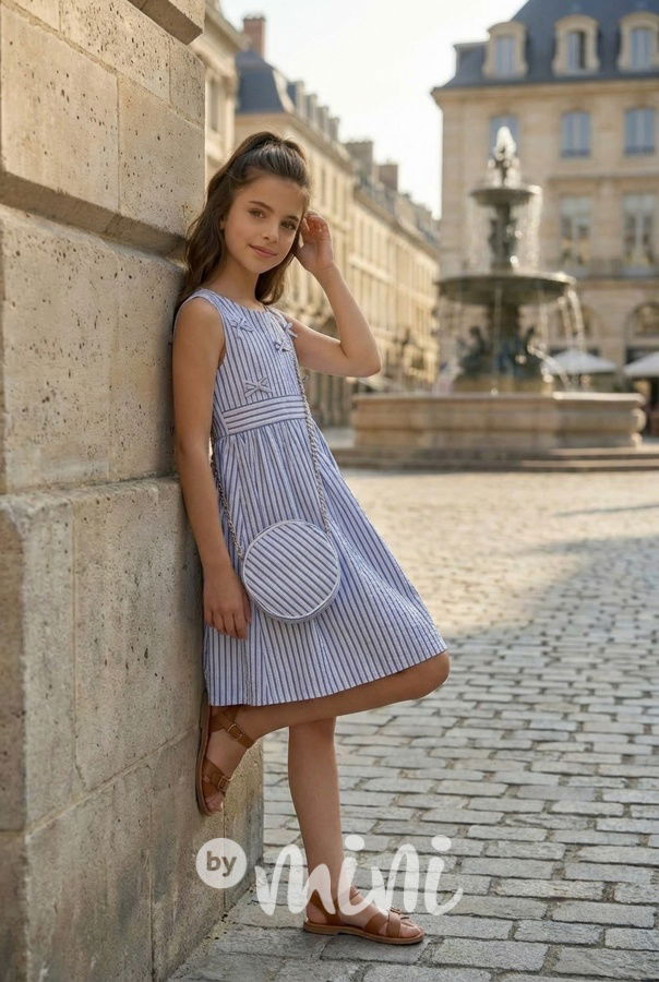 Marina mašličkové šaty s kabelkou