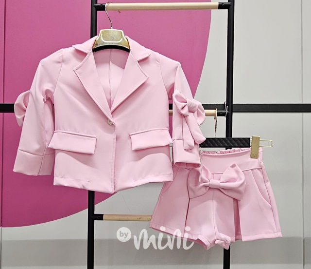 Elegant mašličkový set PINK