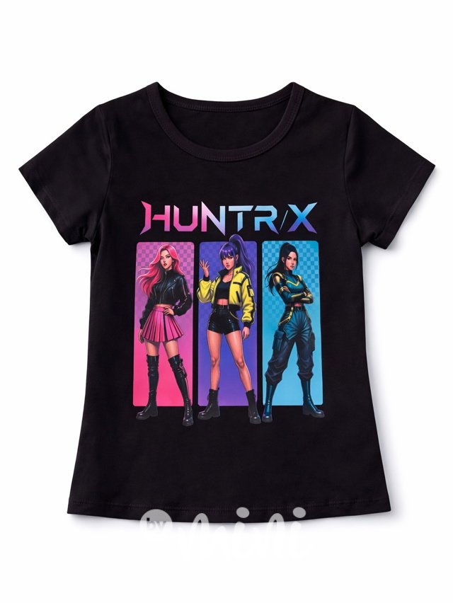 Huntrix triko černé
