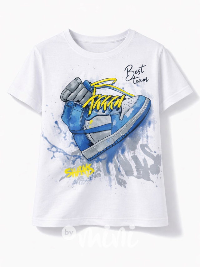 Sneakers triko bílé