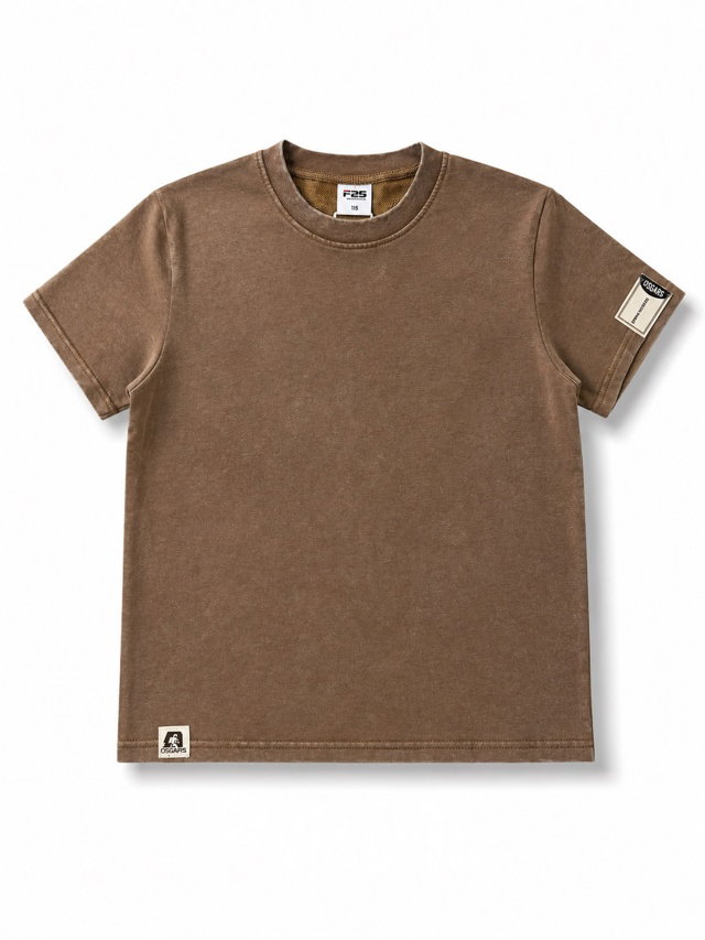Street style acid wash triko sand