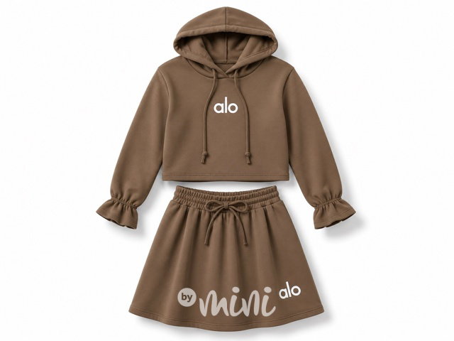 ALO mikina + sukně beige