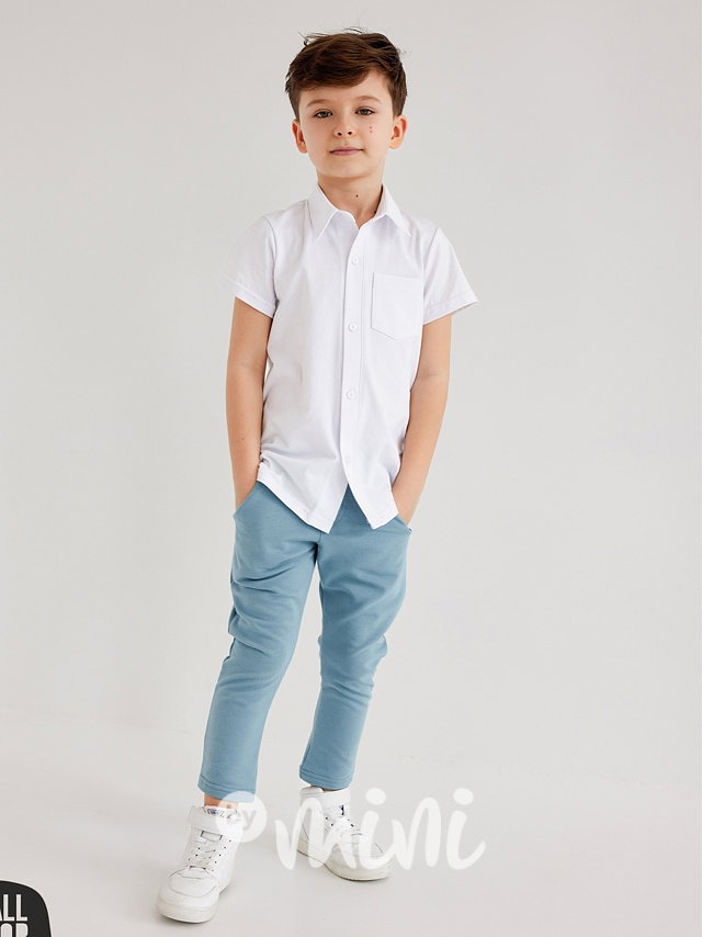 AFK elegant kalhoty blue mint