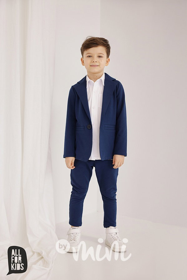 AFK elegant kalhoty royal blue