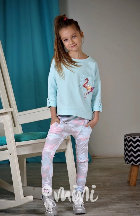 Candy army slim baggy tepláčky