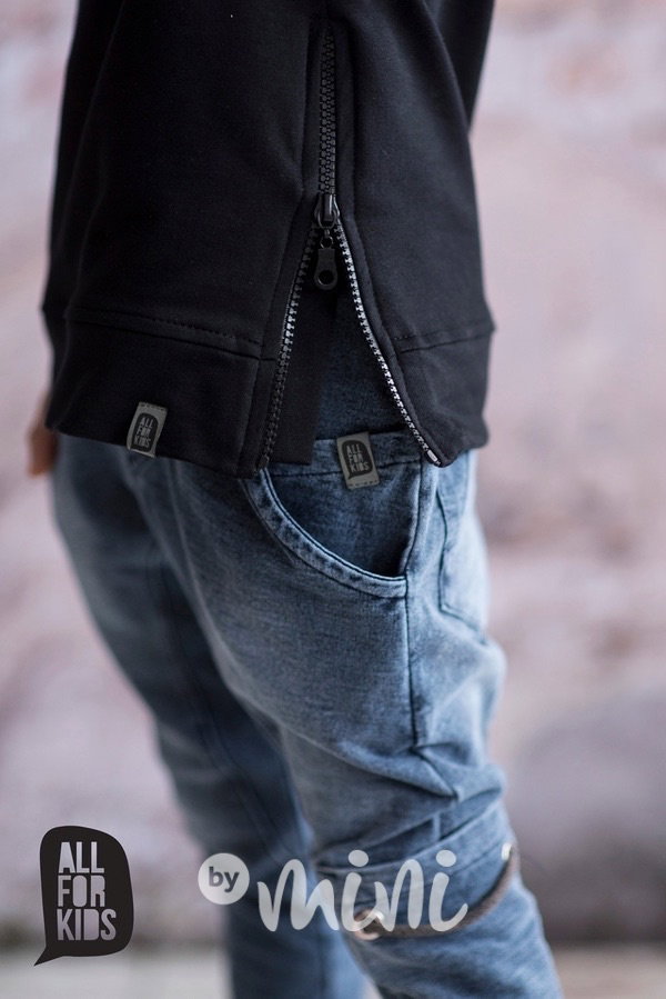 Jeans propletené tepláčky