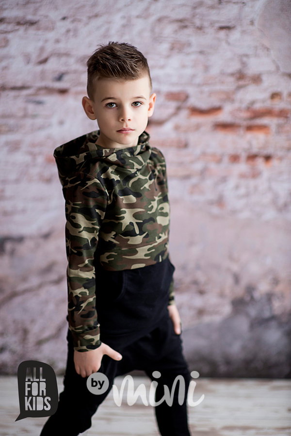 Black/Army mikina