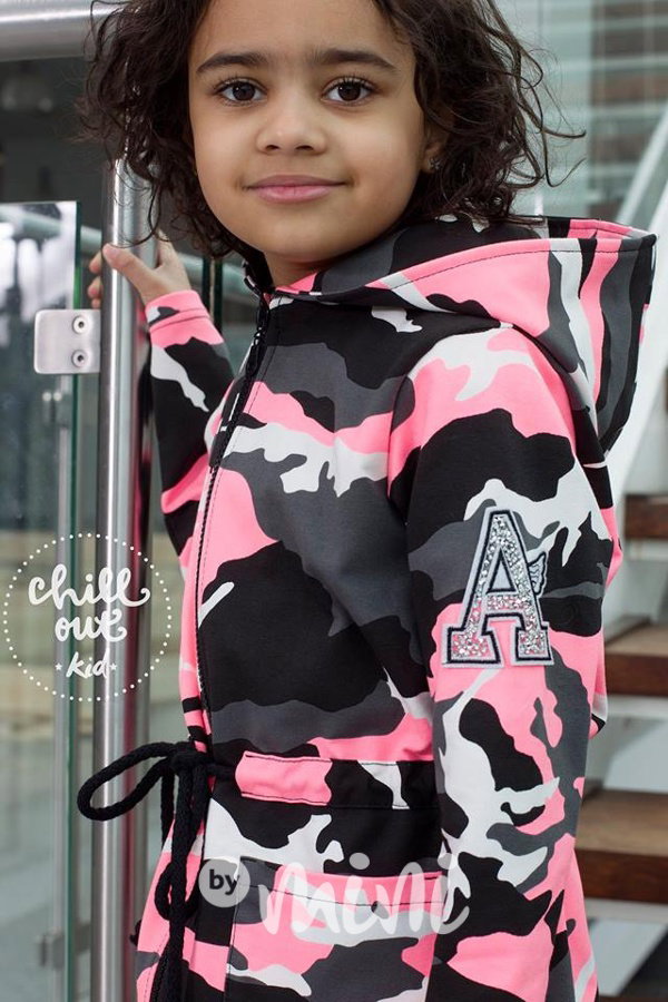 Neon pink mikina/parka