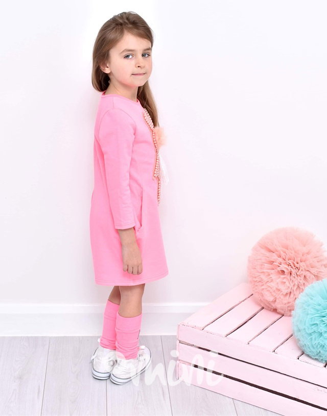 Neon pink tunika bunny
