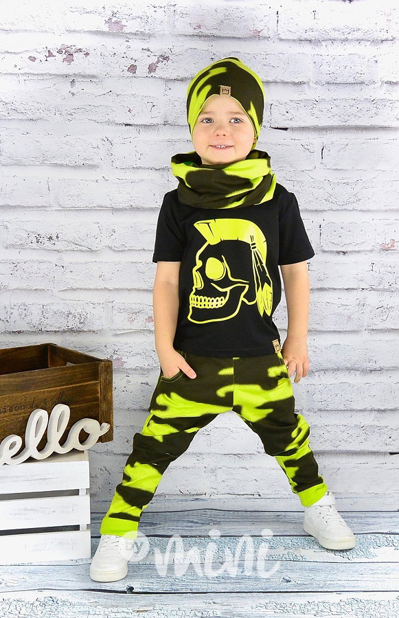Punk skull triko black