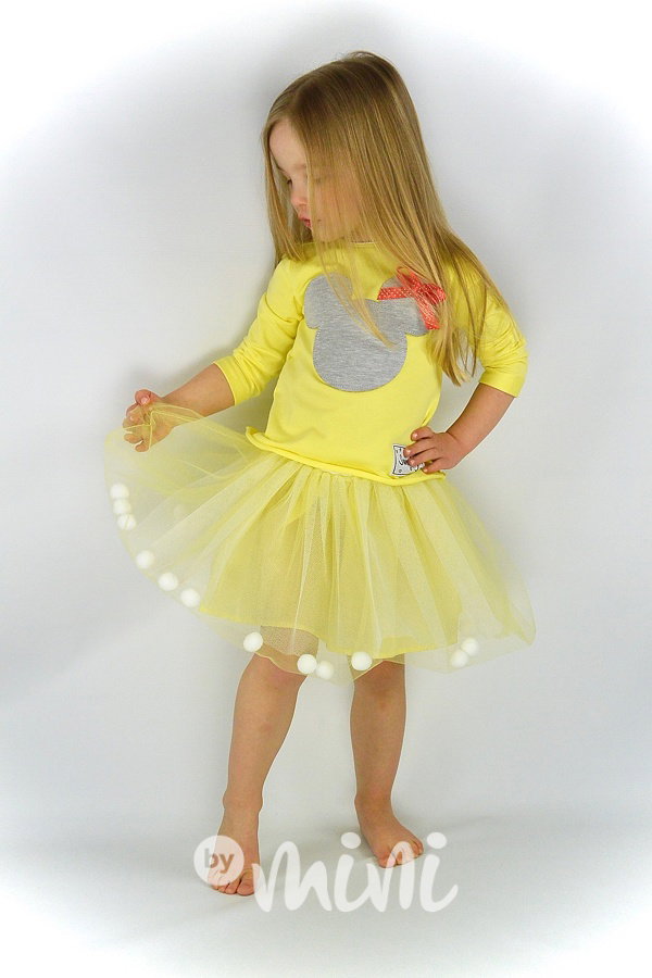 Yellow bambulkový tutu set