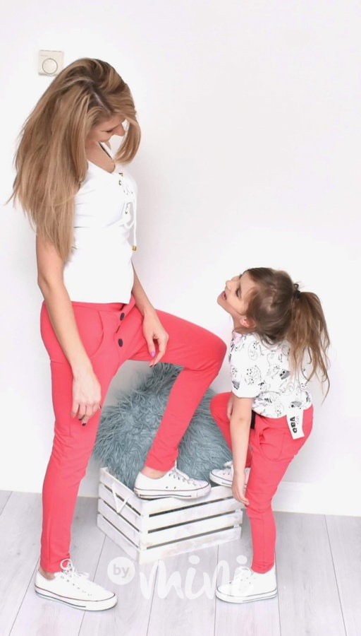 Strawberry basic slim baggy tepláčky