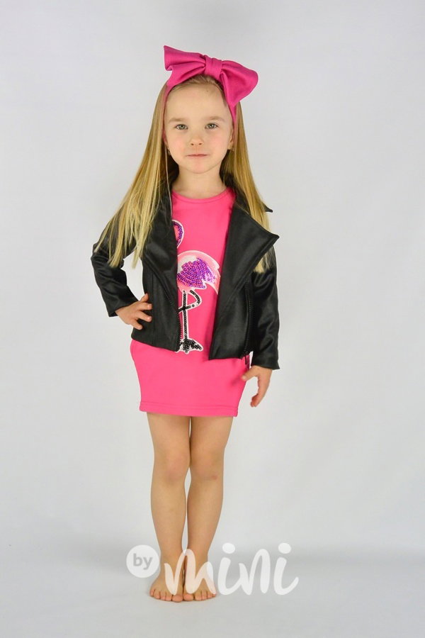 Flamingo dark pink dress