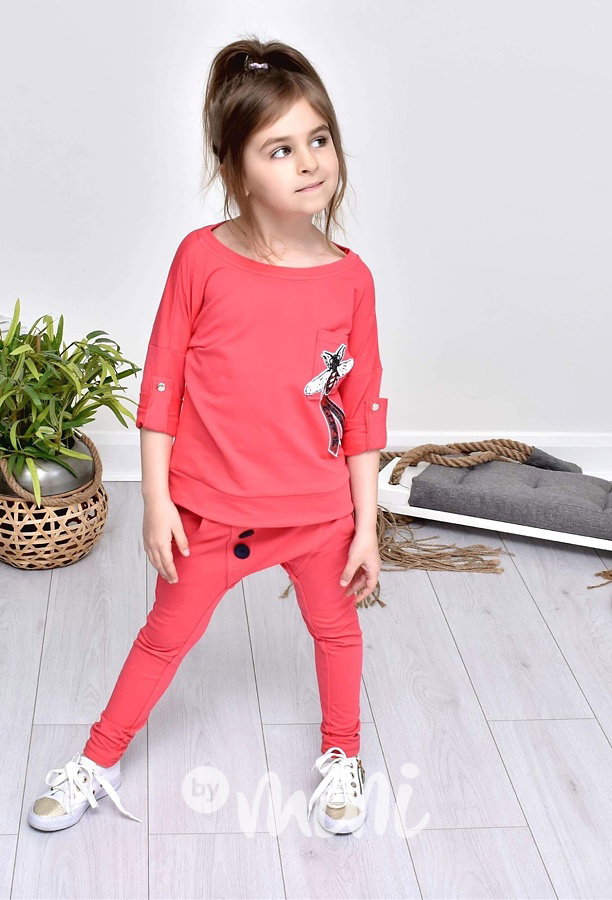 Strawberry basic slim baggy tepláčky