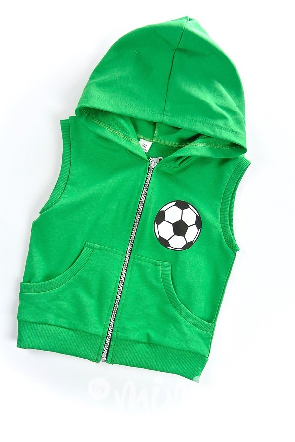 Green football vesta