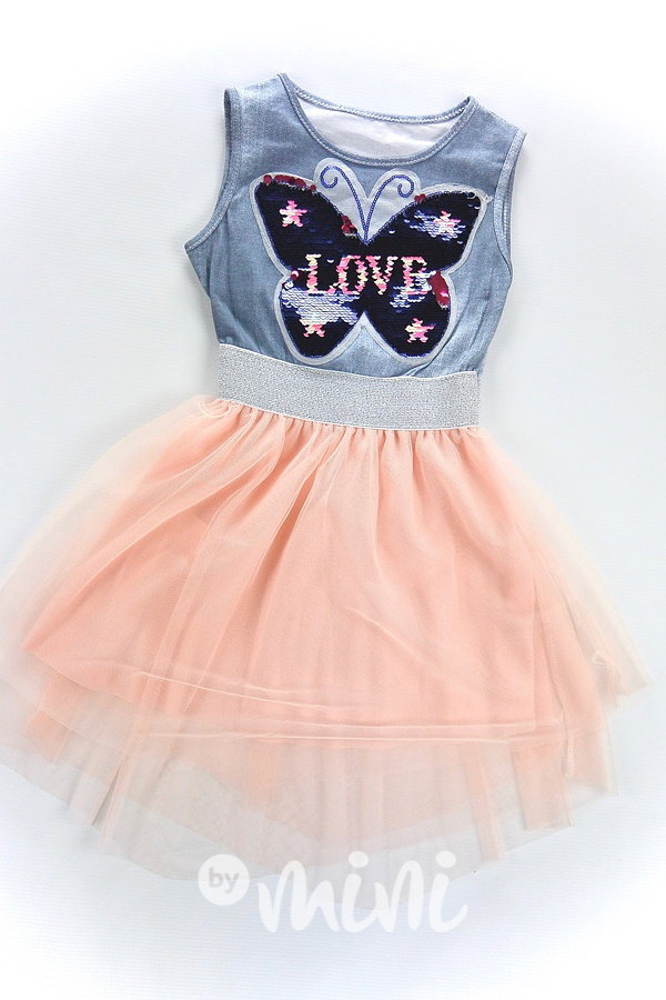 Summer LOVE butterfly šaty