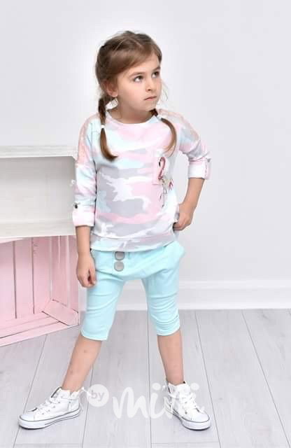Summer baby blue baggy shorts