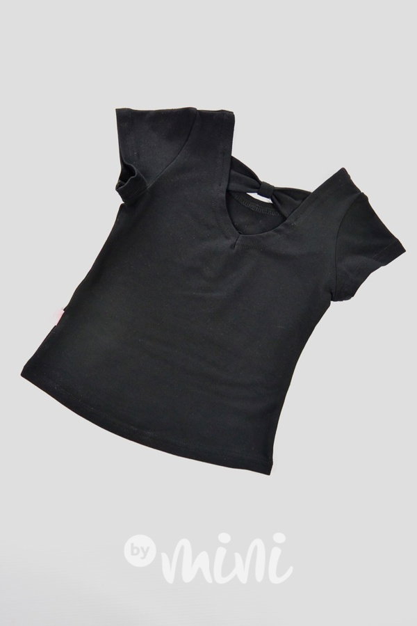 Mašličkový top black